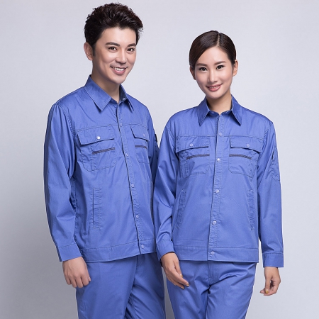 夏季長(zhǎng)袖工作服廠家